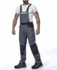 Spodnie ogrodniczki Ardon 4Xstretch - szary