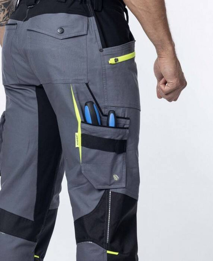 Spodnie ogrodniczki Ardon 4Xstretch - szary