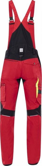 Spodnie ogrodniczki Ardon 4Xstretch - czerwony